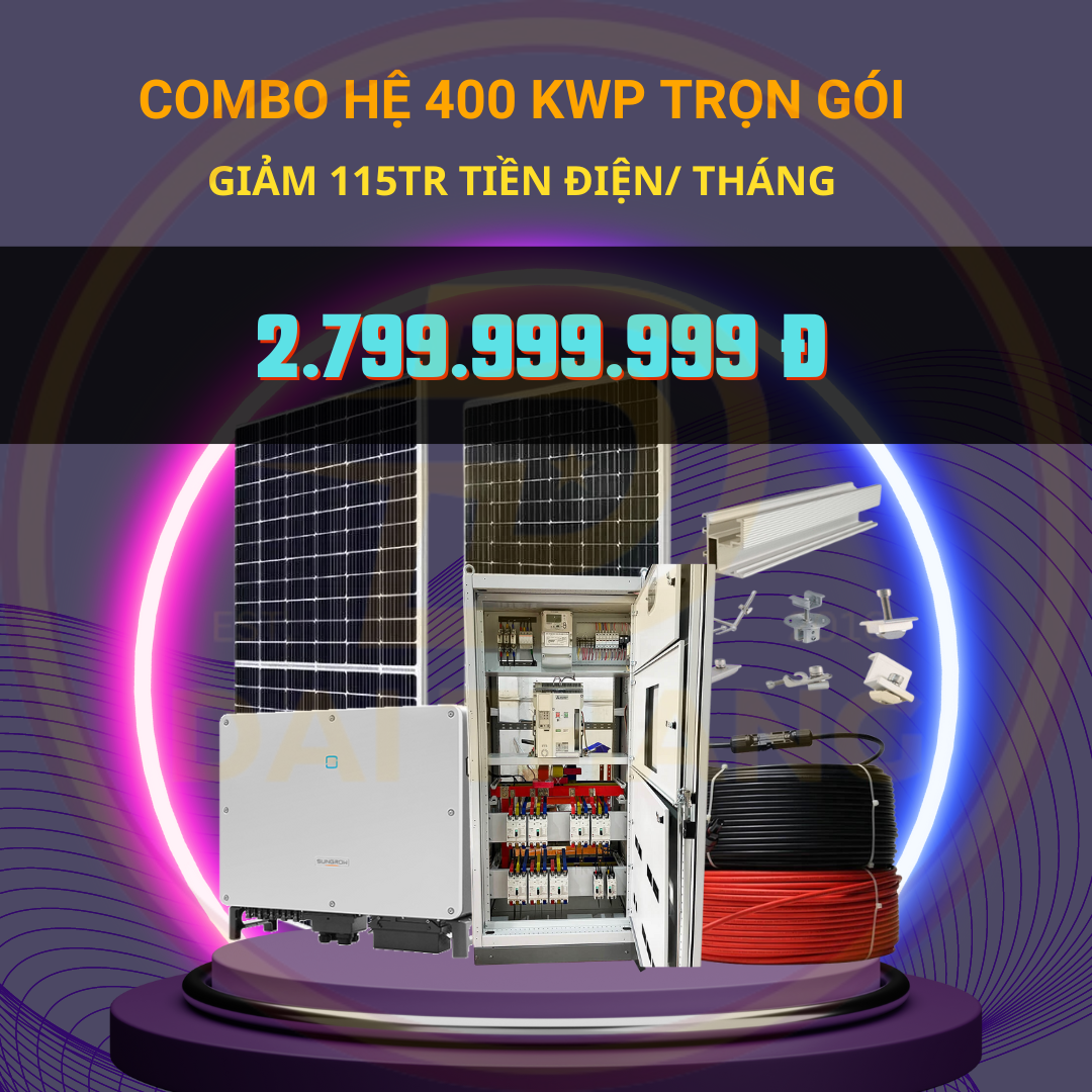 Hệ 400 kwp cho nhà xưởng